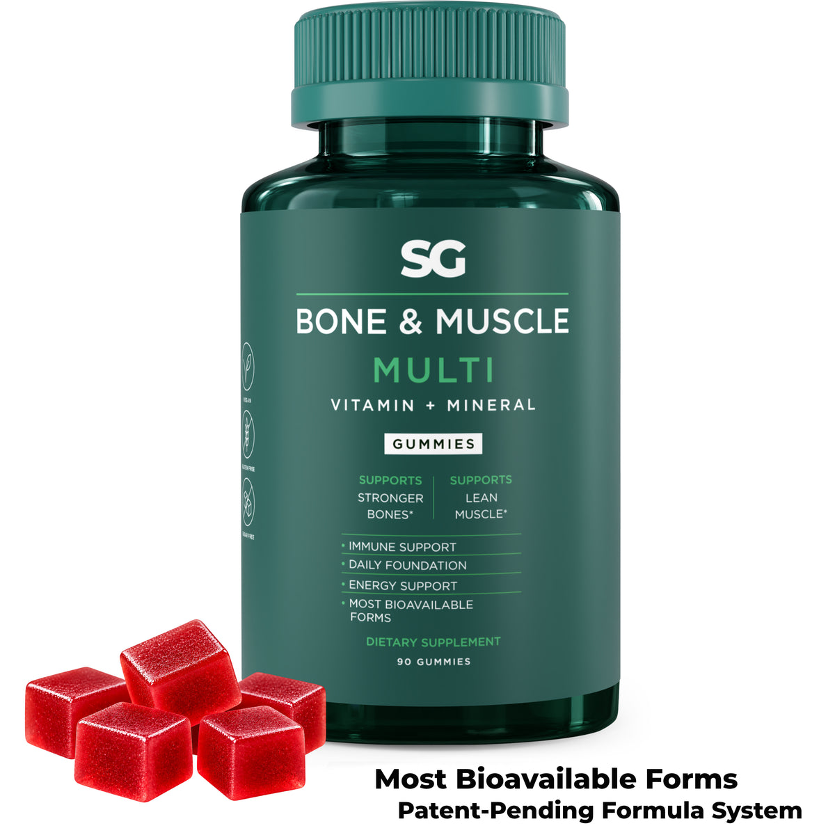 Full Nutrition System: Bone & Muscle - Multivitamin + Minerals, 90 Gummies